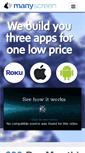 Mobile Screenshot of manyscreen.com